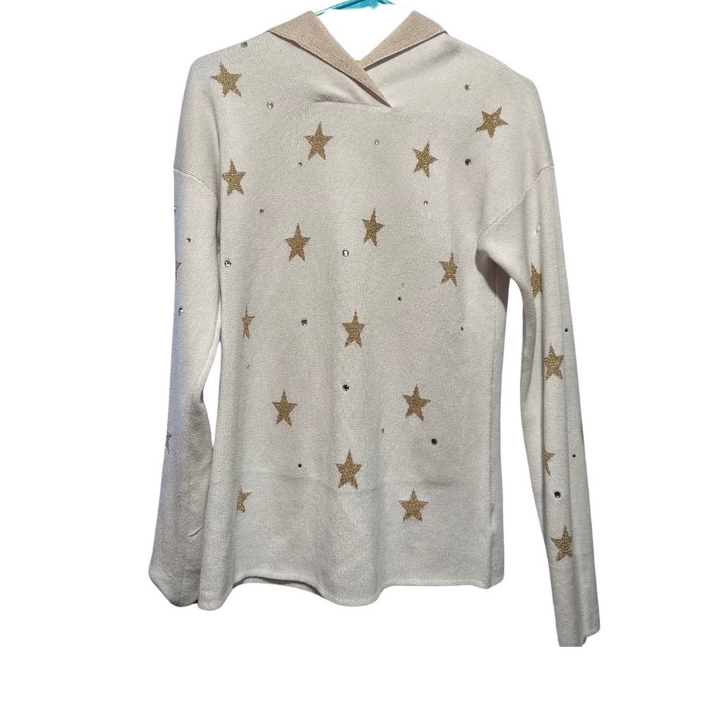 Starry Cream Sweater